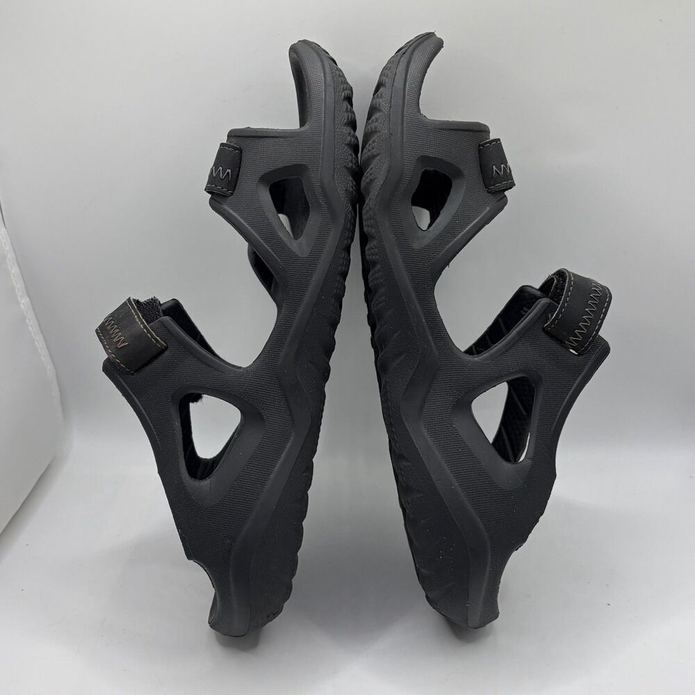 Crocs Swiftwater River Sandals Mens 8 Black Strappy Summer Beach Hike Breathable - Picture 8 of 9